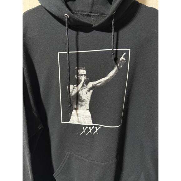 XXXTentacion "What Is Real Will Prosper" Black Pullover Hoodie Size XXL - Picture 3 of 10